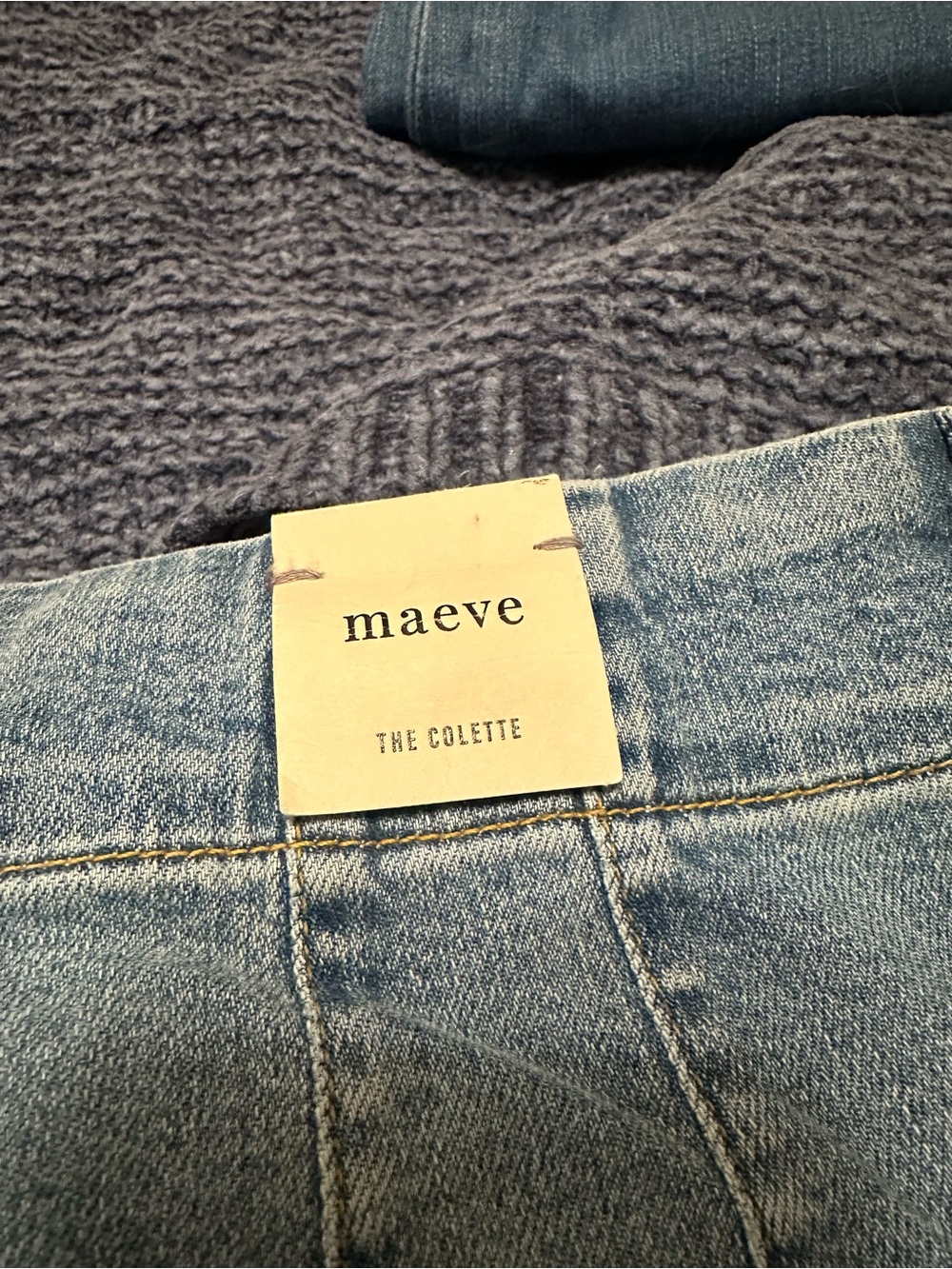 Maeve Light Blue Straight Leg Jeans